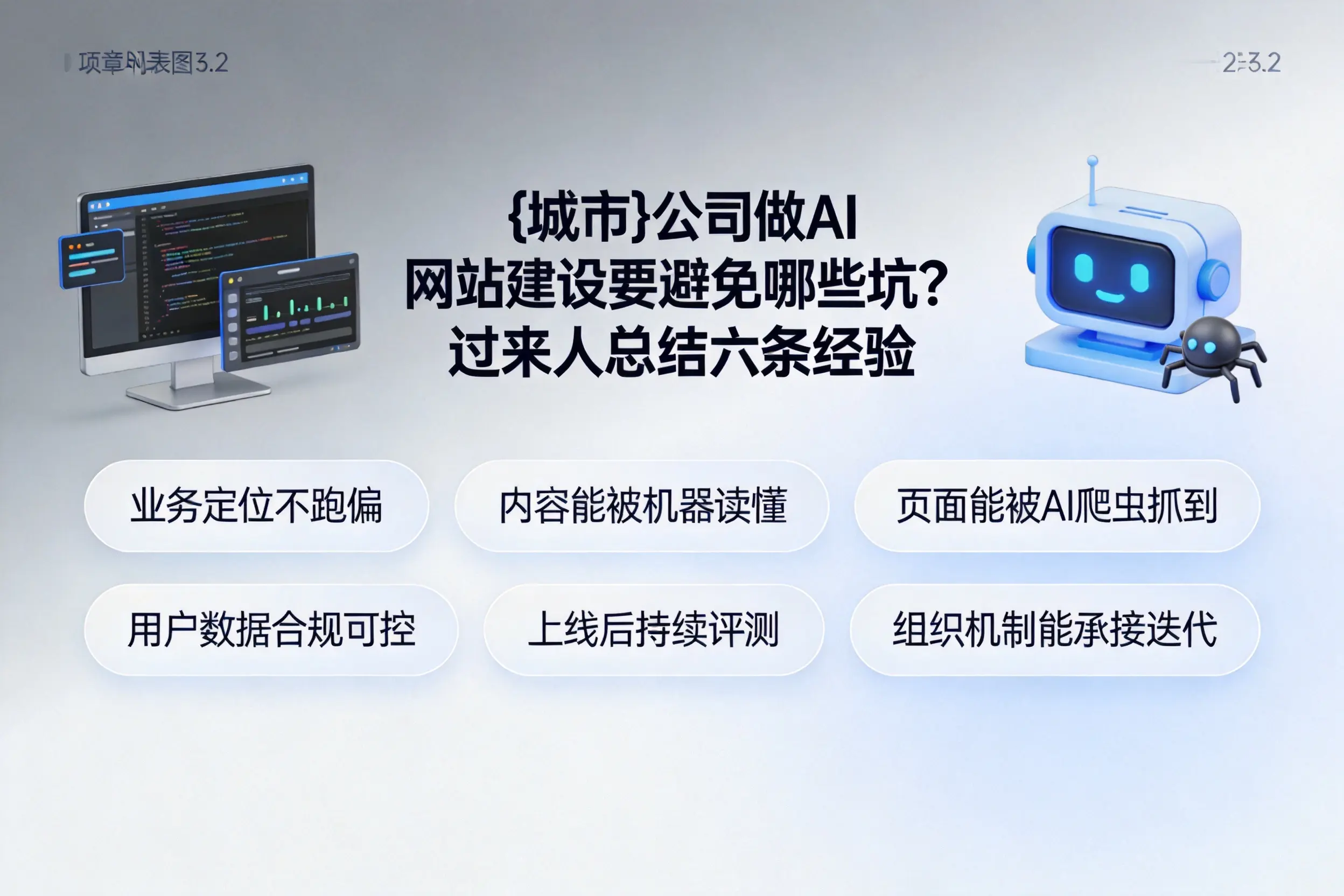 牡丹江公司做AI网站建设要避免哪些坑？过来人总结六条经验