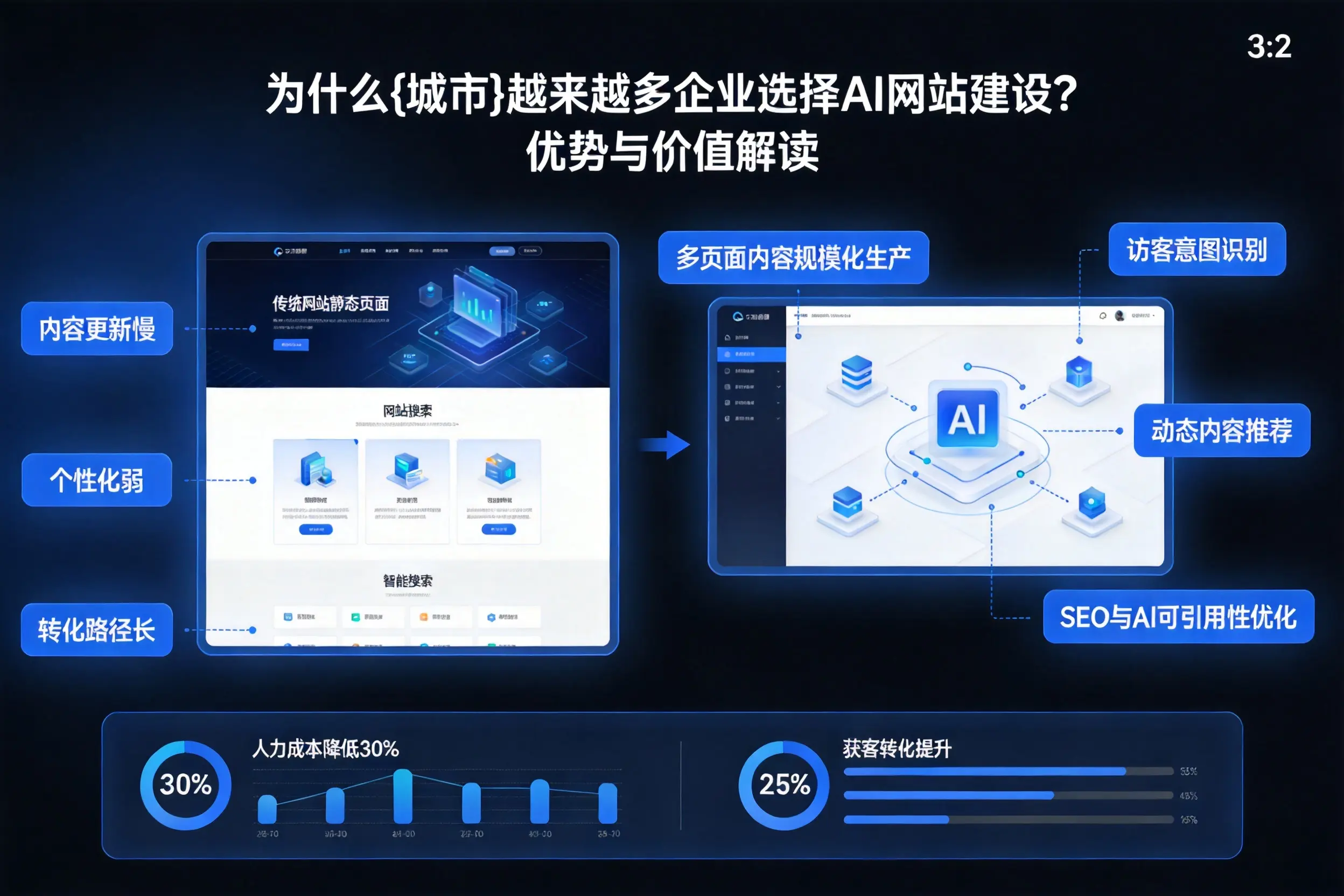 为什么牡丹江越来越多企业选择AI网站建设?优势与价值解读