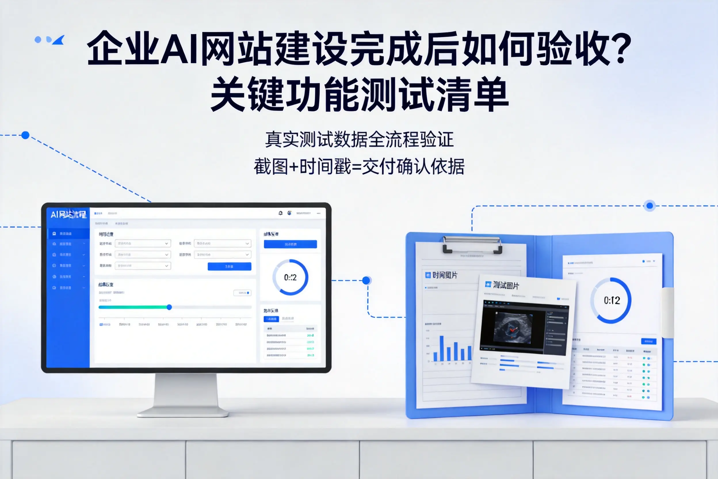 牡丹江企业AI网站建设完成后如何验收？关键功能测试清单