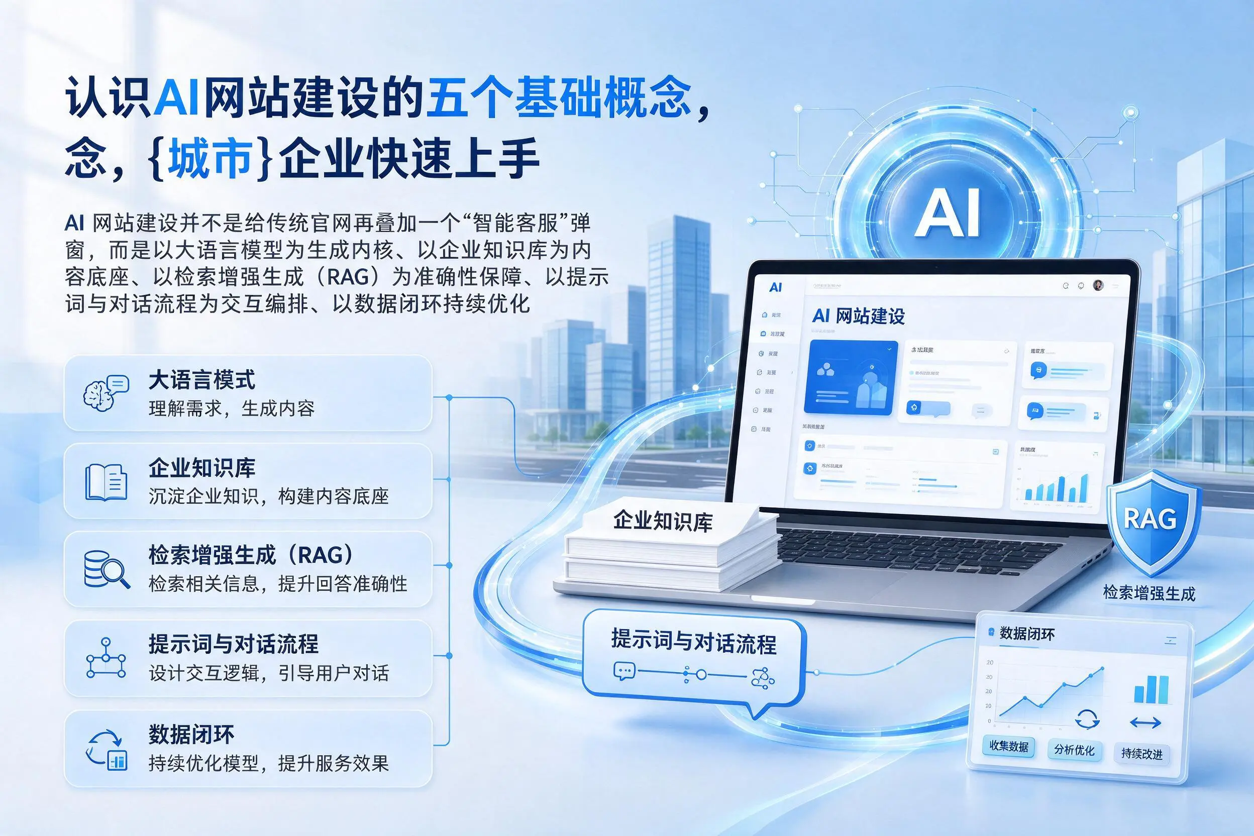 认识AI网站建设的五个基础概念，牡丹江企业快速上手