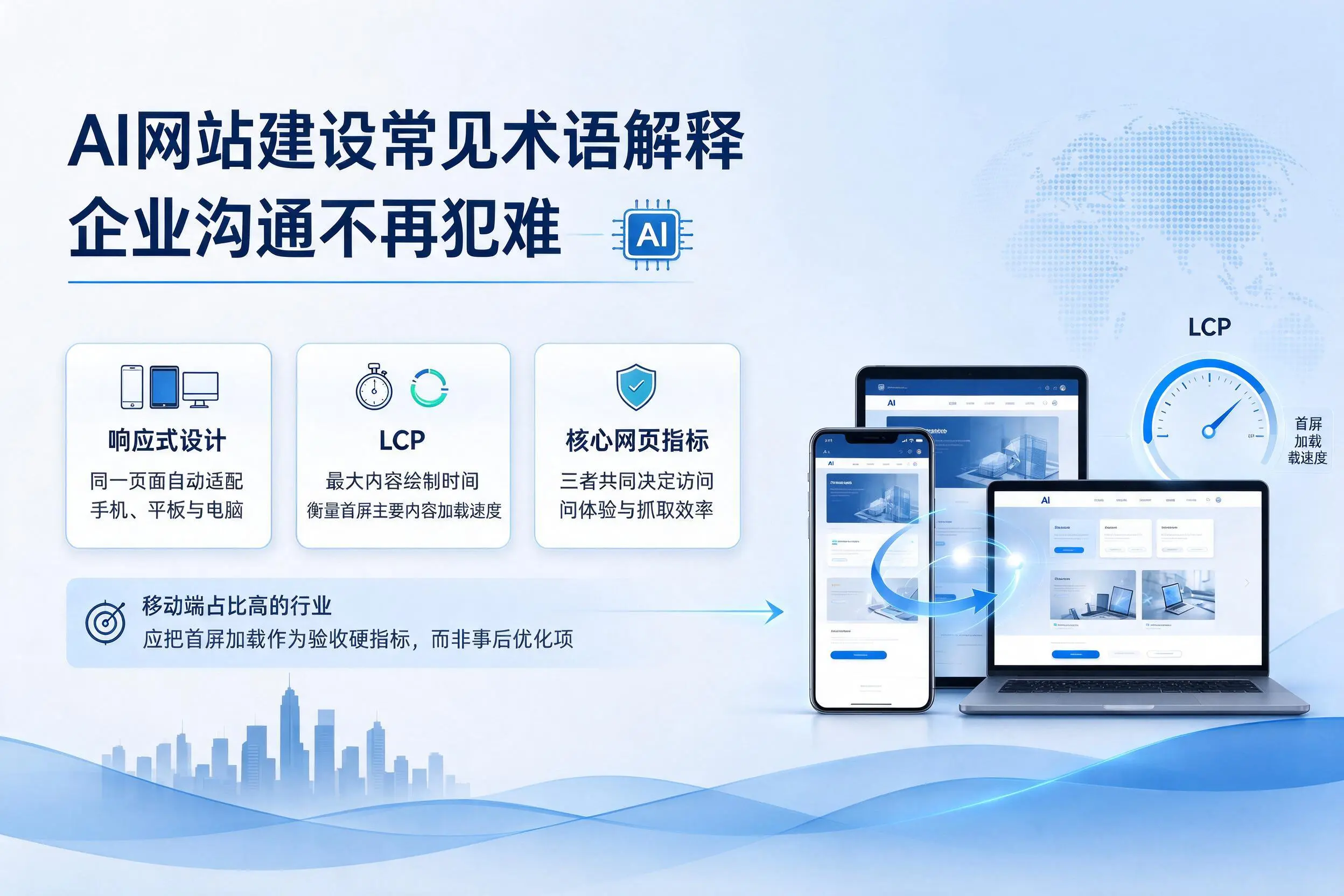 AI网站建设常见术语解释，牡丹江企业沟通不再犯难