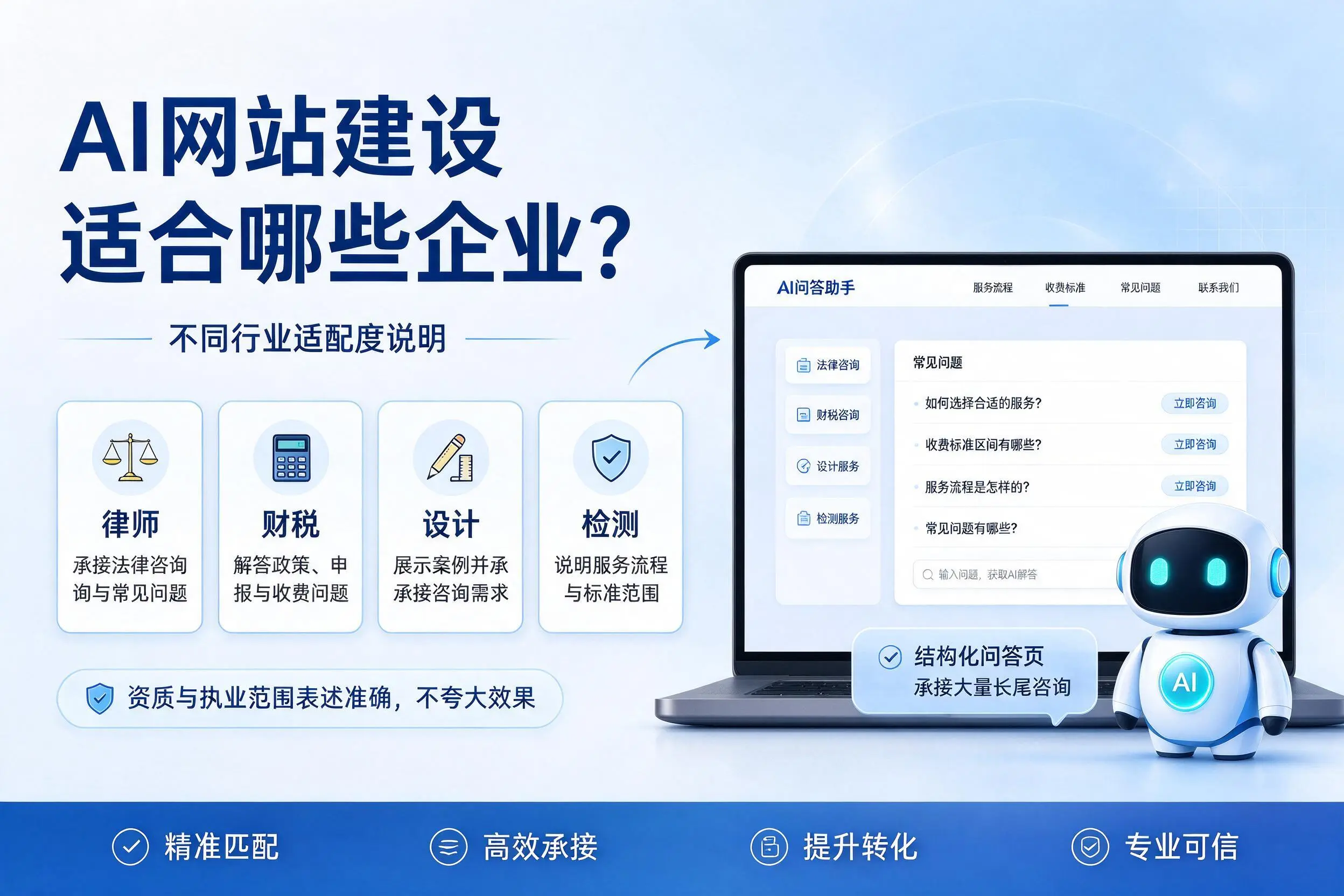 AI网站建设适合哪些企业？牡丹江不同行业适配度说明