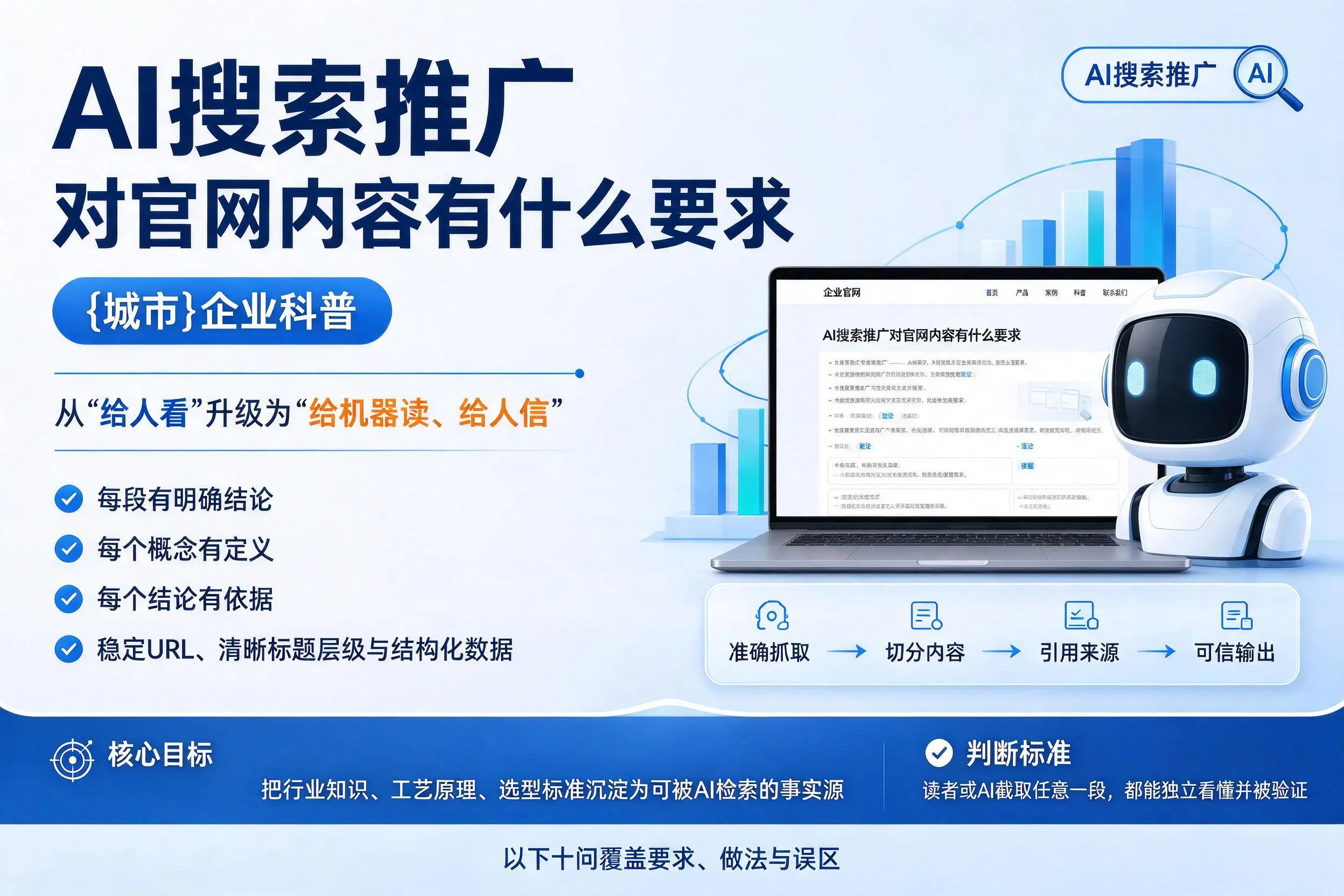 AI搜索推广对官网内容有什么要求，牡丹江企业科普